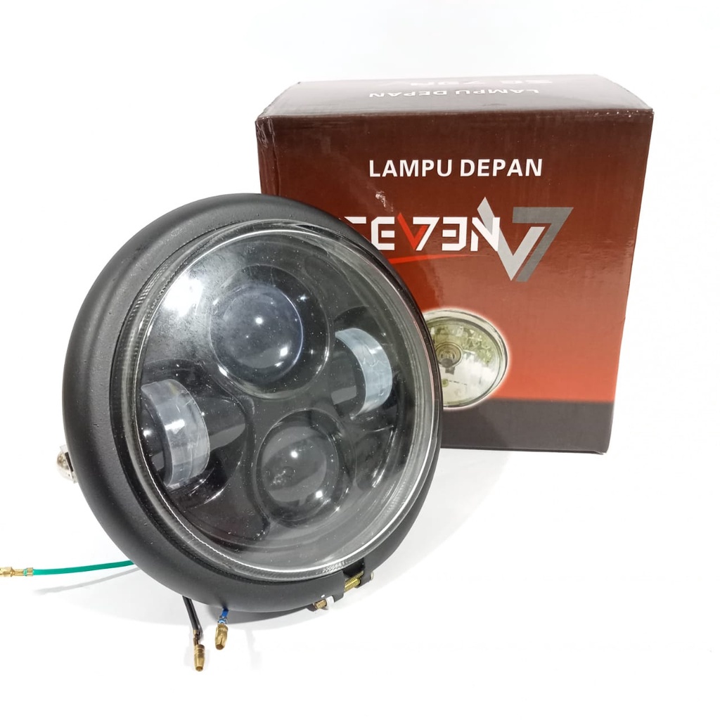 REFLEKTOR LAMPU DEPAN LED 5.75 inch MIKA LAMPU REFIL KACA LAMPU PESEK 5,75 INCH BATOK JUTE HITAM 5,7