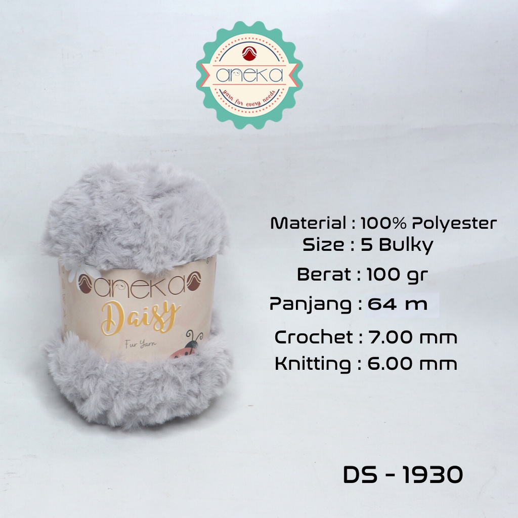 Benang Daisy / Bulu / Faux Fur Yarn - 1930