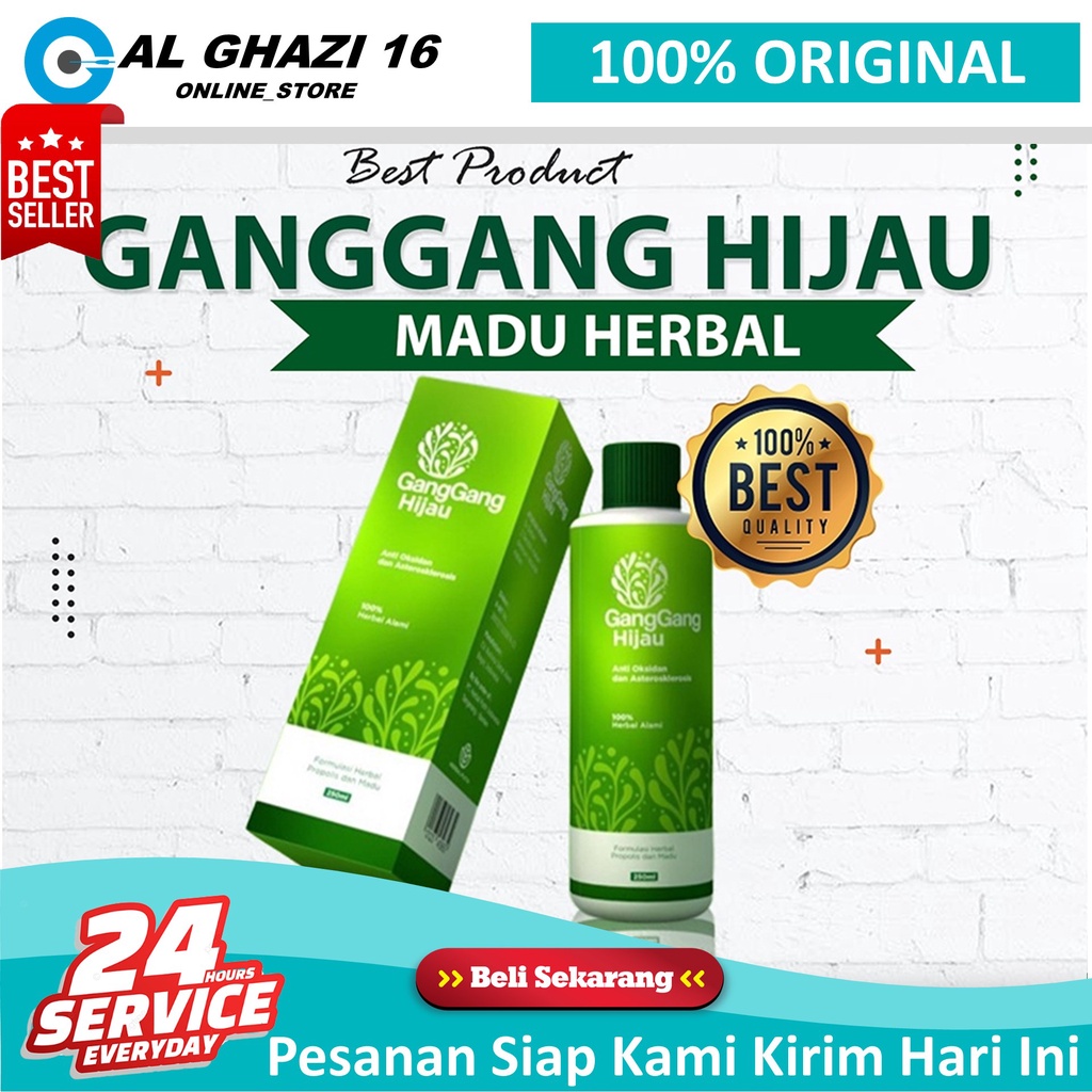 PASTI ASLI Obat Ampuh Untuk Darah Tinggi Hipertensi Kolesterol Asam Urat Vertigo Madu Herbal Ganggan