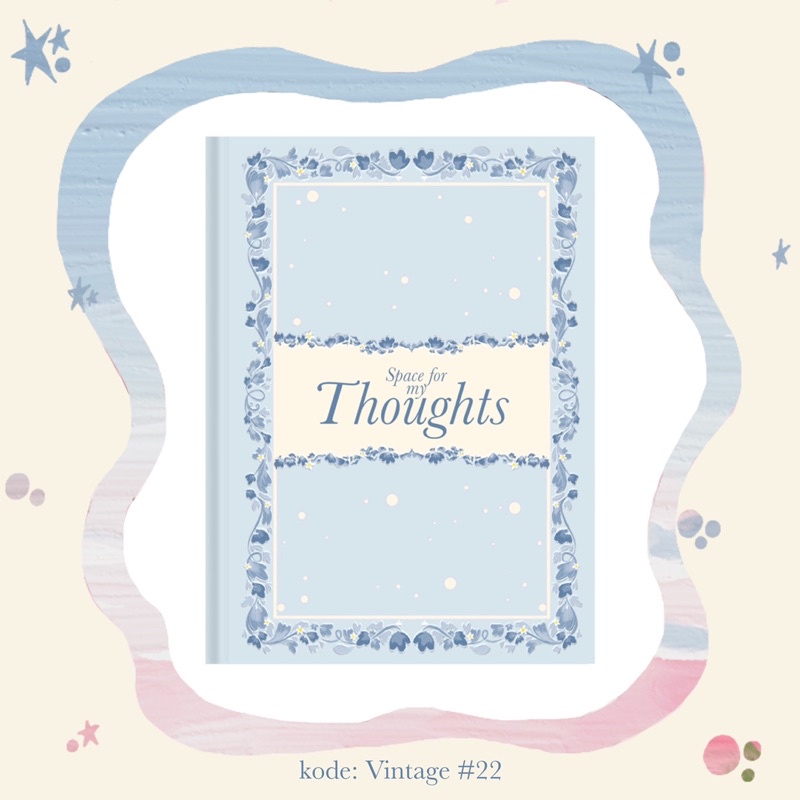 

VINTAGE22 FREE CUSTOM Notebook Hardcover Coquette Journal