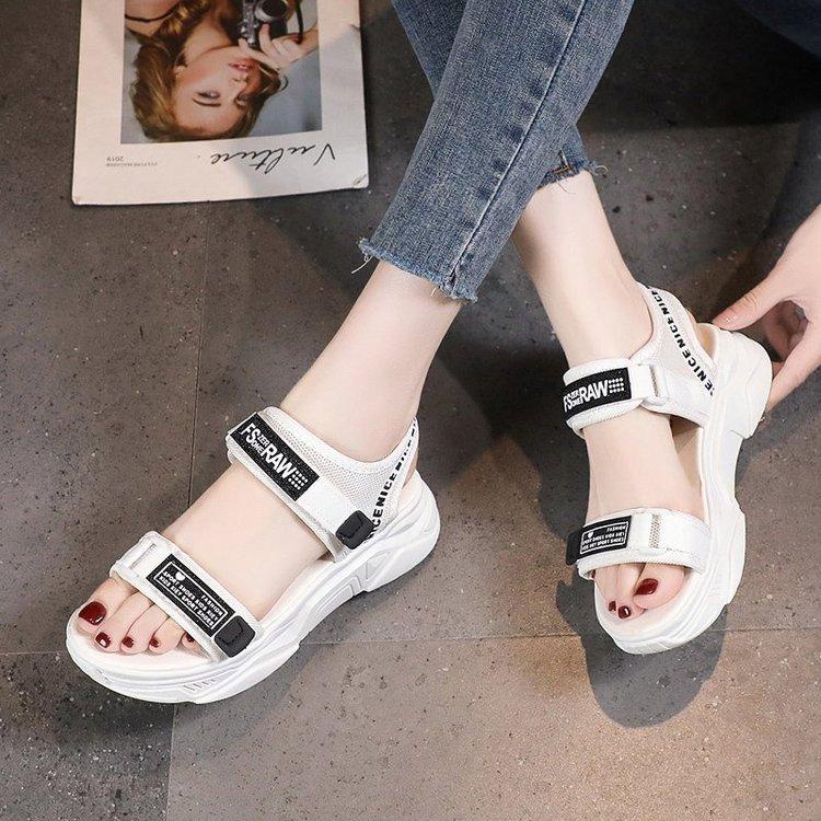 Free BOX Sandal Wanita Import Sandal Flat Shoes Slip On Wanita Import model Sling Back terbaru kekinian termurah Y507