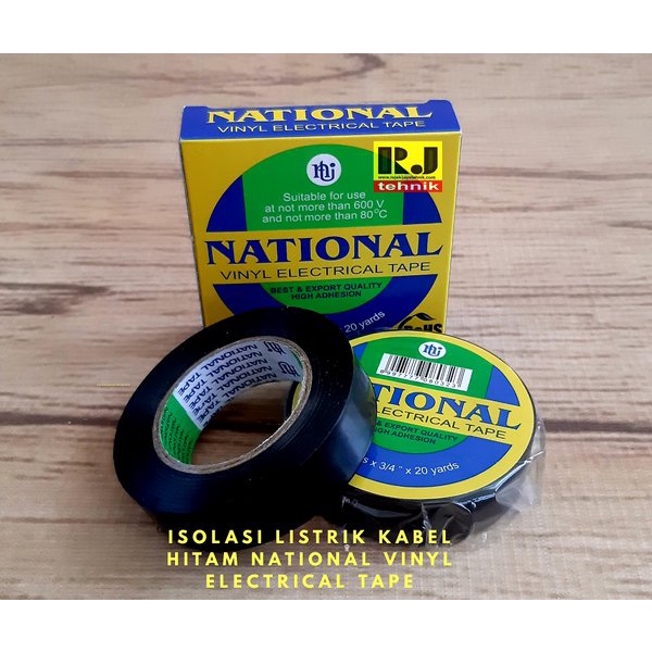 Jual TERMURAH !! GROSIR ISOLASI LISTRIK NATIONAL ELECTRICAL TAPE