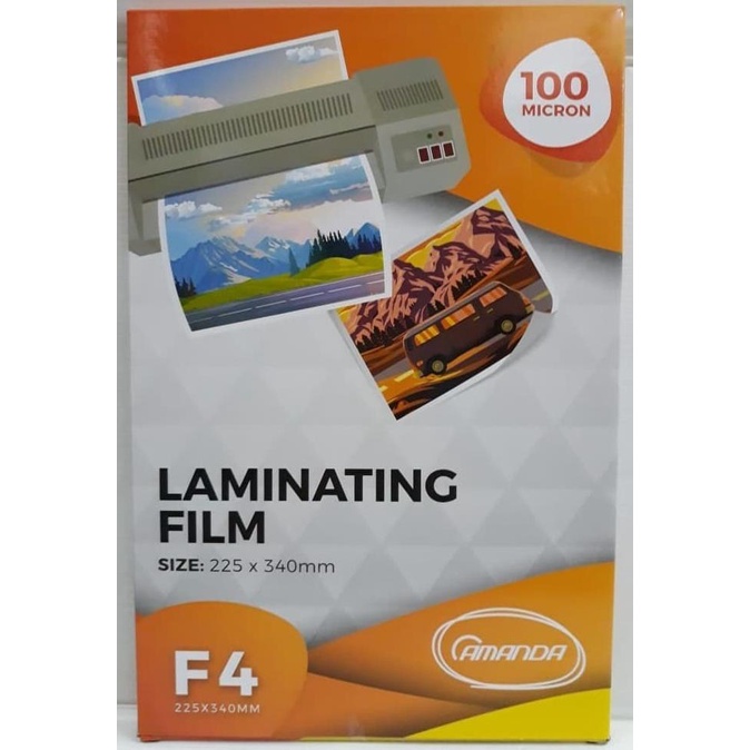 

SALE Amanda Plastik Laminating Folio 100 Micron