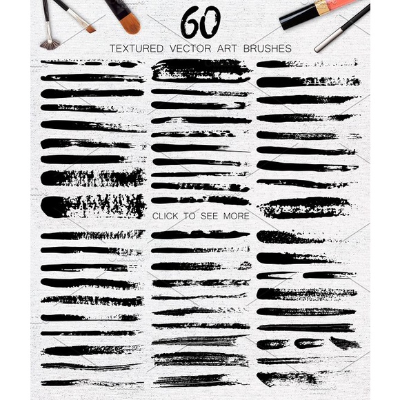 Mascara Vector Art Brushes