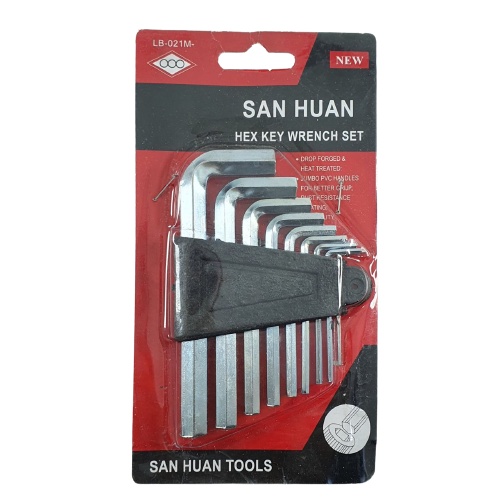 Kunci L Hex San Huan 9pcs Hexagonal