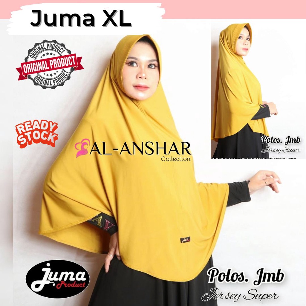 HIJAB ORI JUMA SIZE XL / HIJAB JUMBO JUMA XL