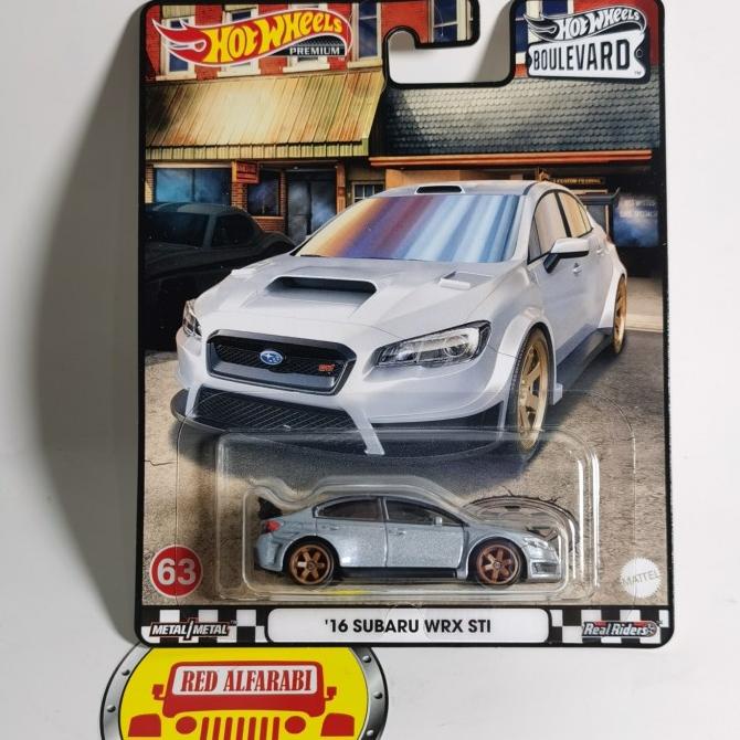 Hot Wheels Subaru WRX STI Silver Zamac HotWheels Boulevard Mix 2022