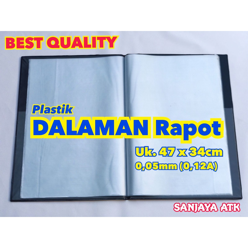 

Plastik untuk dalaman Map rapot