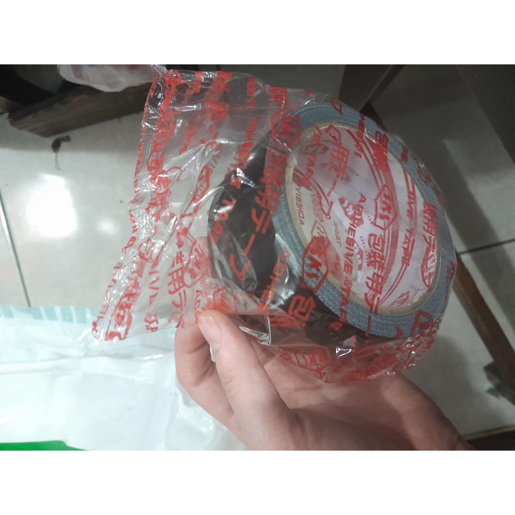 LAKBAN KAIN WARNA HITAM /  MERAH