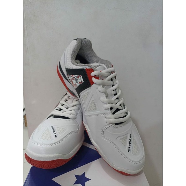 sepatu badminton flypower Rio Gold V2