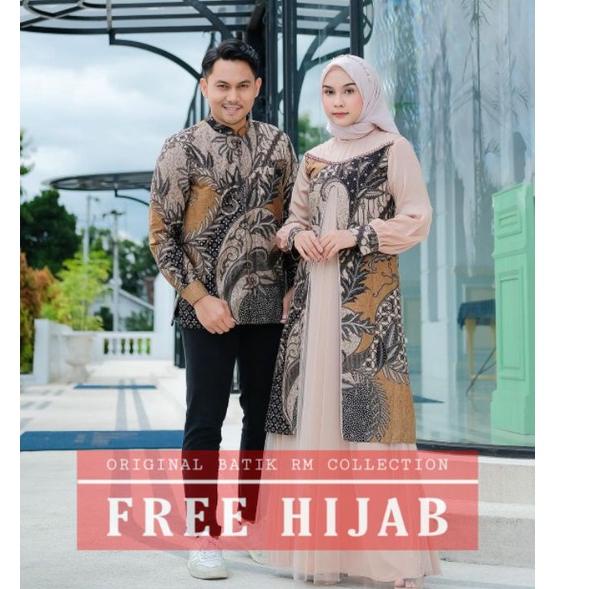 New Sale COUPLE BATIK GAMIS RAHAYU COUPLE ENGAGEMEN BEST SELLER BISA COD GRATIS HIJAB