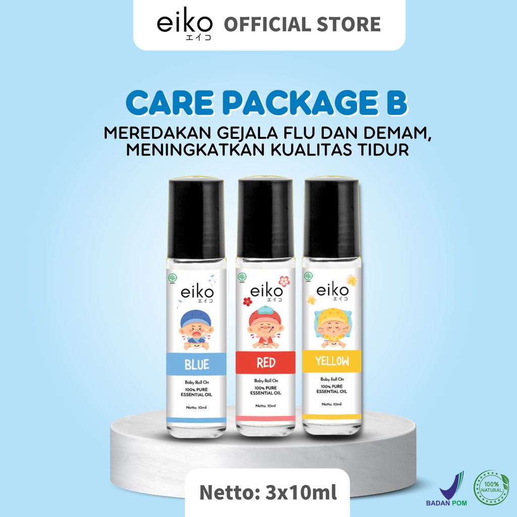 Essential Oil Baby EIKO - EIKO Baby Oil - EIKO Care Package B - EIKO Cough n Flu EIKO Deep Sleep n R