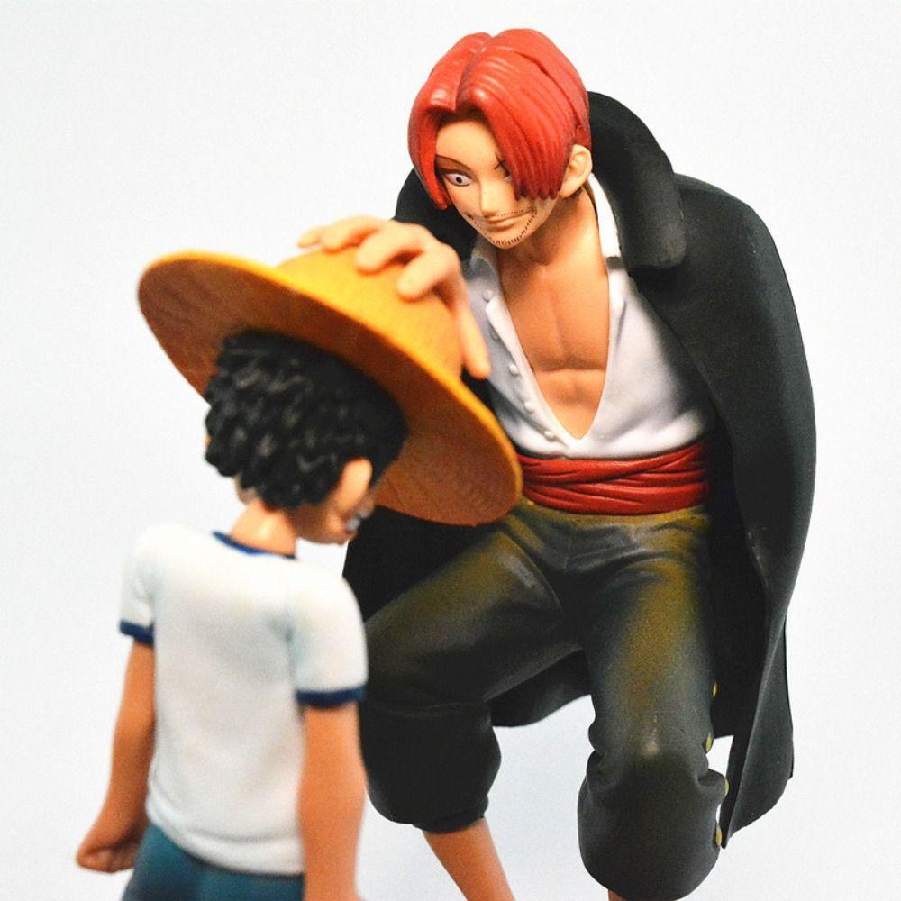 Lanfy Monkey D Luffy Model Desk Decor Anak Kartun Anime Koleksi Mainan Alat Peraga Dekorasi Rumah Model Figure Luffy