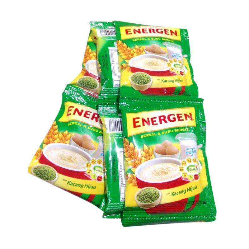 

Minuman Berenergi Energen Rasa Kacang Hijau Sereal [10 sachet/Renceng]