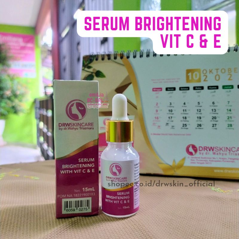 Serum Brightening Vit CE (untuk flek, untuk kulit berminyak)