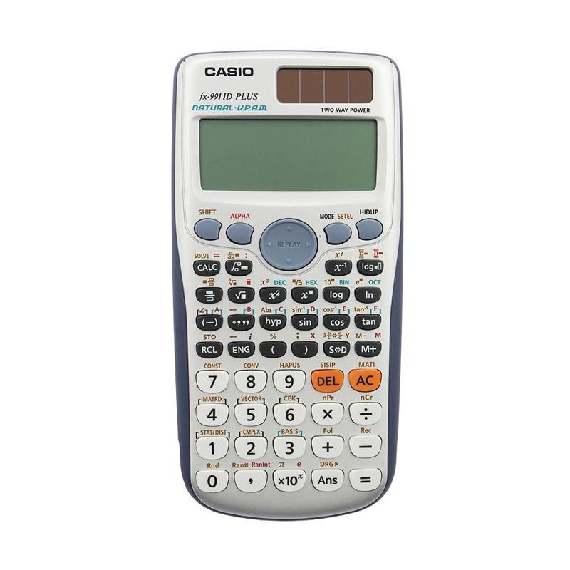

CASIO KALKULATOR SCIENTIFIC FX 991 ID PLUS NATURAL VPAM 451 FUNGSI ORIGINAL MANTAP