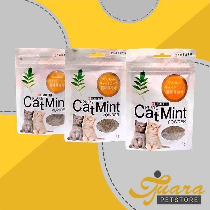 Pure Cat Mint Powder Sachet Cat Nip Serbuk Catnip Kucing