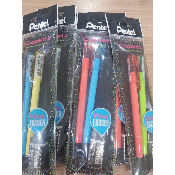 

pensil mekanik caplet pentel set milky A105C