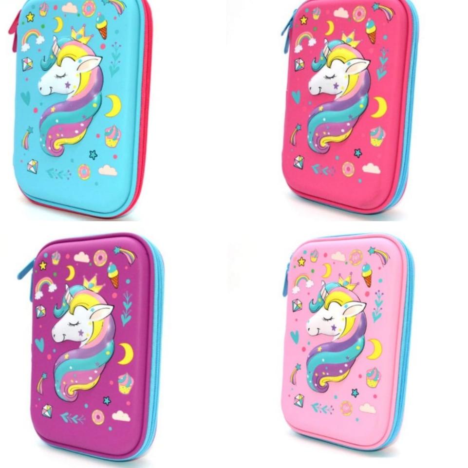 

ehm Tempat pensil kotak pensil 3D Unicorn Pencil Case tempat pensil Unicorn Kepala kado anak perempuan unicorn lucu murah import berkualitas ◌ 31
