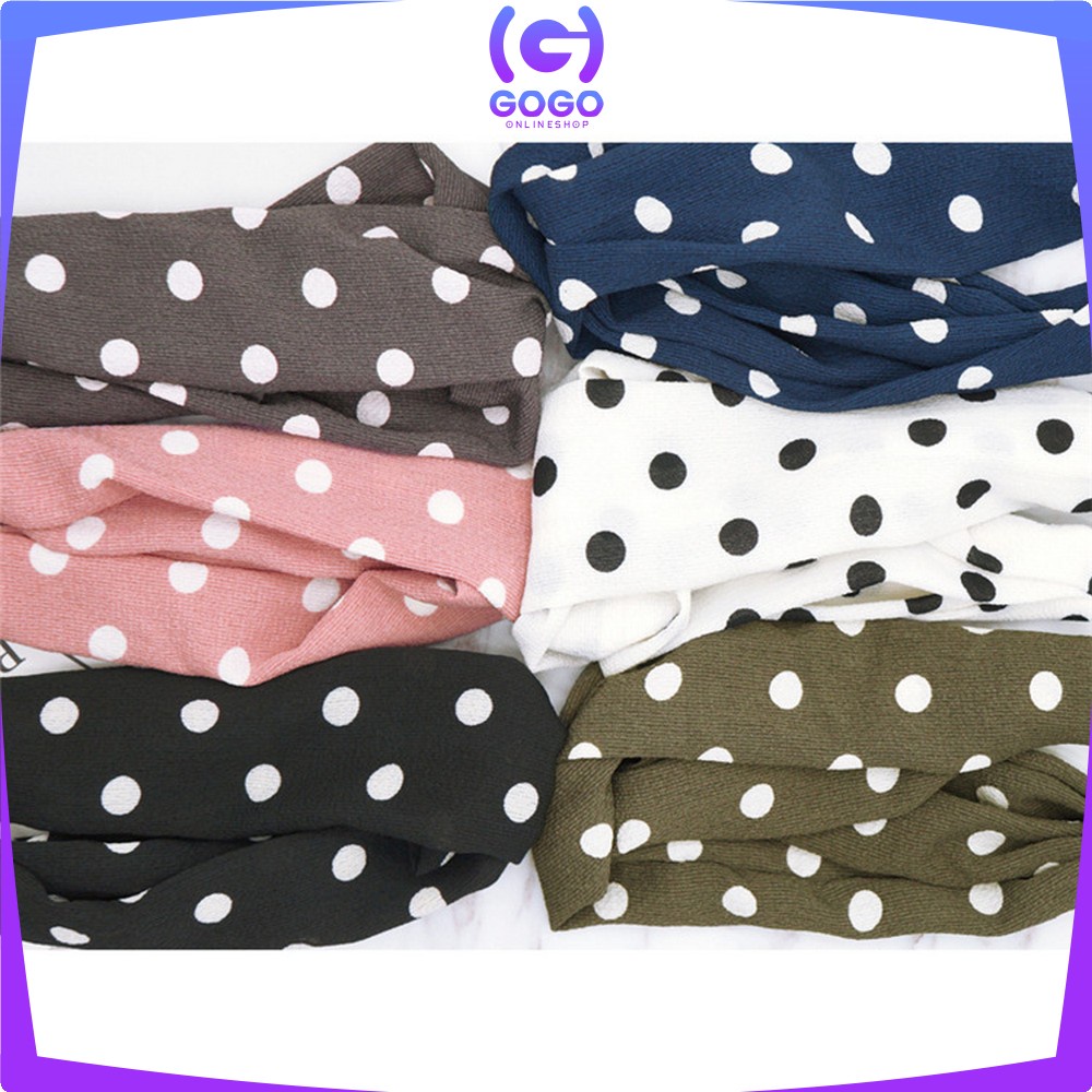 GOGO-C63-66 Bando Korea Style Bandana Rajut Bendo Rambut Karet Elastis Fashion Wanita Headband Murah