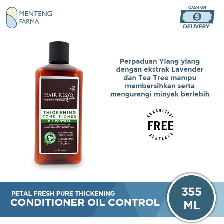 Petal Fresh Pure Thickening Conditioner Oil Control 355 mL - Merawat Rambut Lepek Berminyak