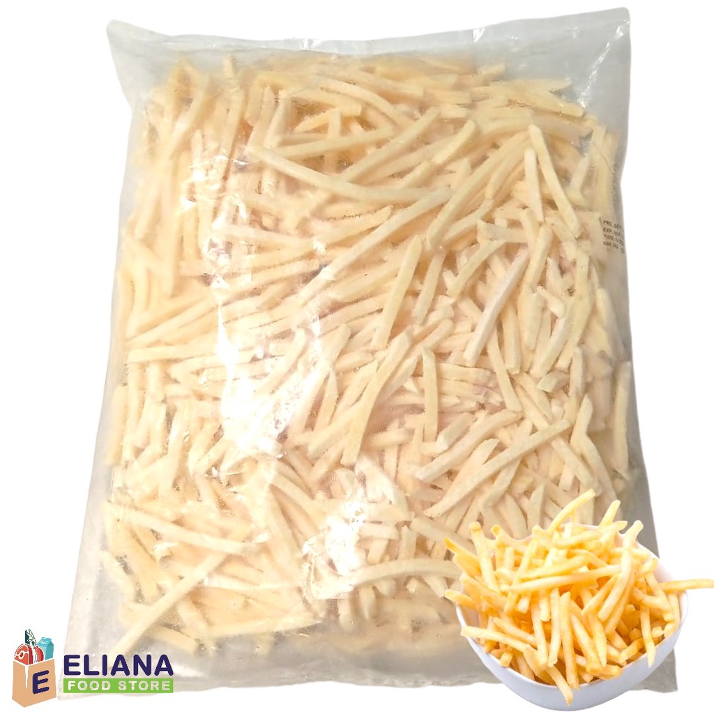 

SHOESTRING FRIES 2,5 KG / KENTANG GORENG SHOESTRING 2500 GR / FRENCH FRIES / KENTANG BEKU / KENTANG FROZEN