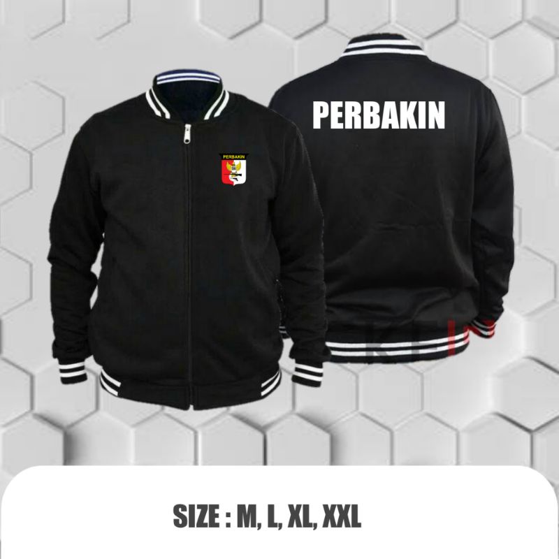 JAKET BASEBALL PERBAKIN