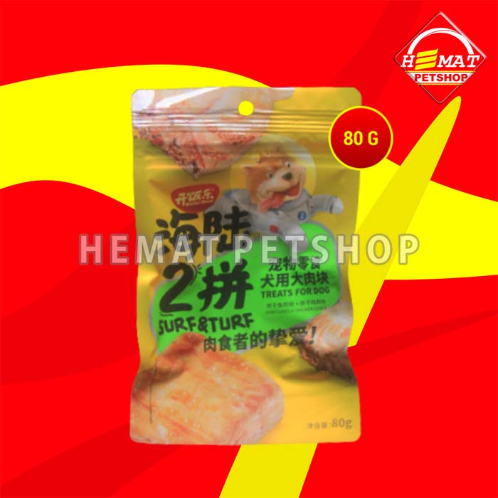 Snack Treats Cemilan Anjing Kitchen Flavour 80 Gram