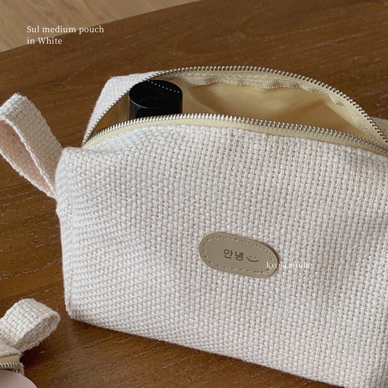 Sul Medium Pouch - INS Korean Makeup Stationary and Sanitary Pouch