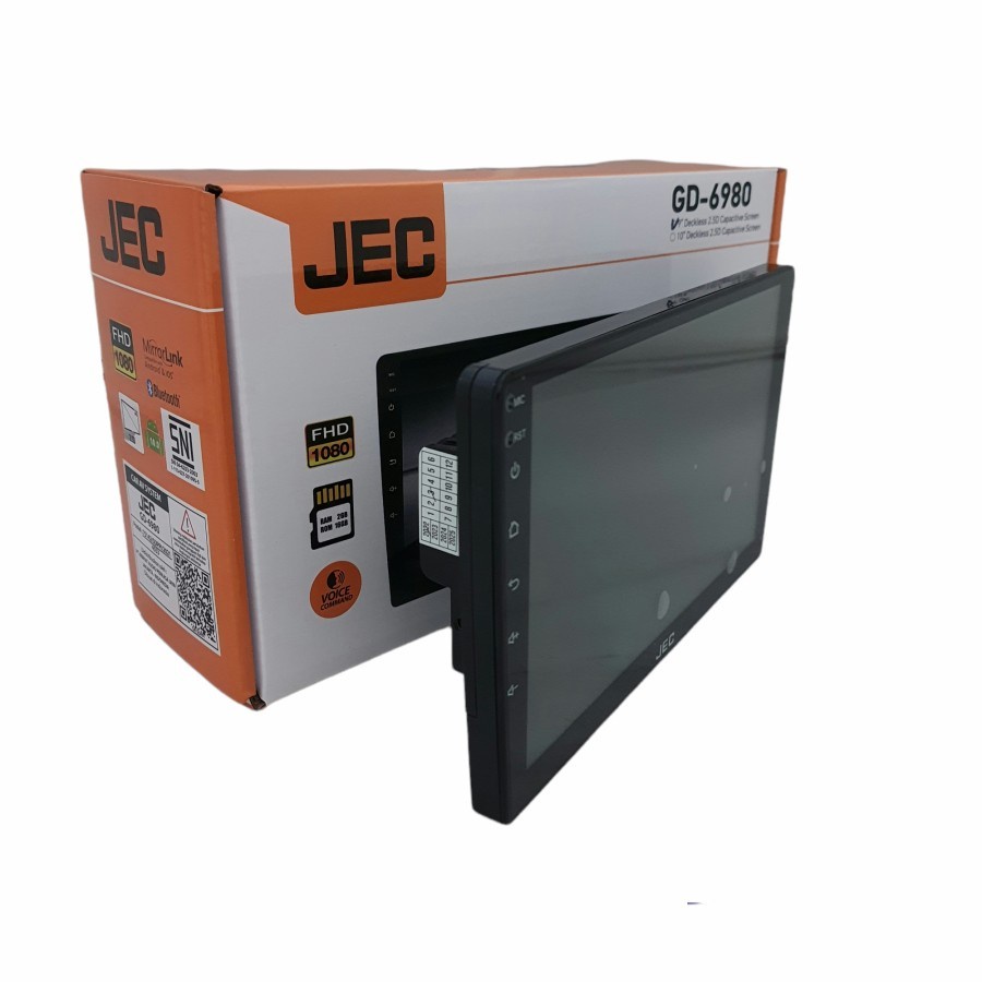 Head Unit Deckless JEC GD-6980 MP5 9&quot; Inch Universal