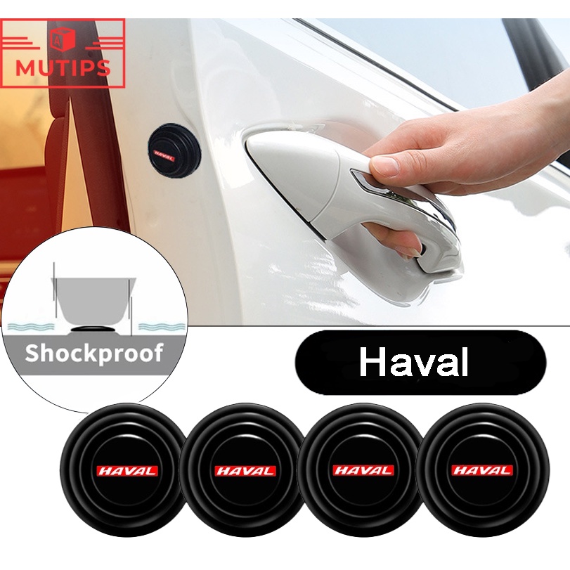 Haval 4 / 8 / 12Pcs Stiker Silikon Peredam Suara Pintu Bagasi Mobil Anti Shock / Benturan Untuk H1 2021 2022 H5 M4 H9 H6 H2s