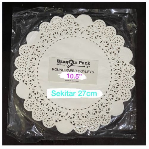 Alas Renda Kue Bulat Doyleys 10.5” - Doyleys isi 250lbr