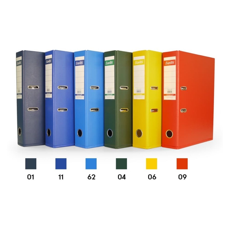 

[Zada] Bantex Lever Arch File Ordner PVC A4 7cm #1450V Traditional Colours