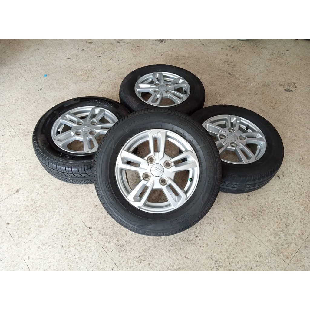 VELG MOBIL BEKAS STANDART ORIGINAL XENIA RING 14X5 PCD 4X114 ET45 +BAN 185 70 14