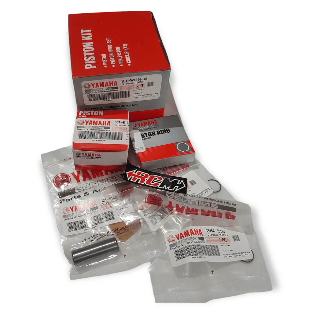 3C1-WE160-01 SEHER SEKER PISTON KIT SET VIXION OLD NVA NVL R15 V2 MXKING MX KING JUP JUPITER MX 150 XABRE ORI ORIGINAL YAMAHA YGP ASLI