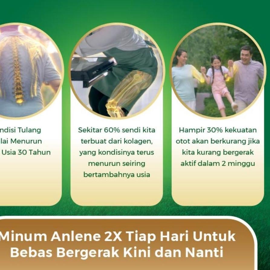 

GROSIR Anlene Actifit 3X Susu Bubuk Cokelat 2 x 590g - Nutrisi Tulang, Sendi, dan Otot buruan