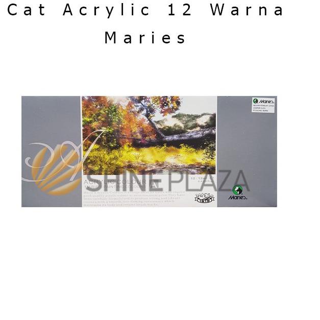 

Baru Cat Acrylic Maries 12 Warna - Cat Akrilik Set Maries