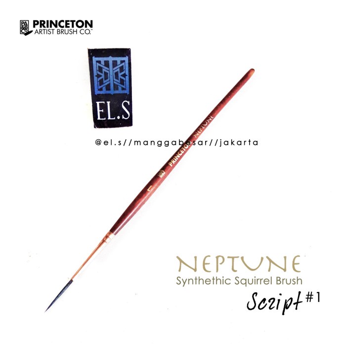 

Gaya Princeton Neptune Brush Script Liner 1 ( Kuas Lukis ) Diskon