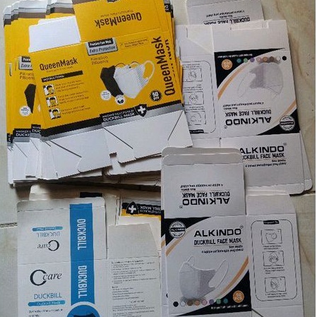 BOX MASKER DUCKBILL KOSONG MURAH 50PCS BOX KOSONG TANPA MASKER
