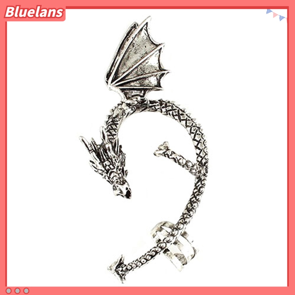 Bluelans 1Pc Ear Rings Durable Perfect Gift Convenient Carved Earrings Cuff Clips for Women