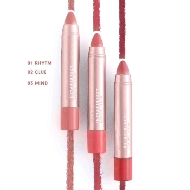 WARDAH INSTAPERFECT GLOSS CHIC LIP CRAYON 2.7GR