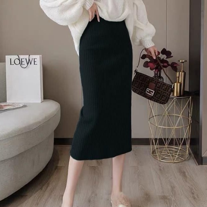 Rok Span knitted  pendek  SEBETIS TERMURAH /ROK SPAN PENDEK /ROK RAJUT
