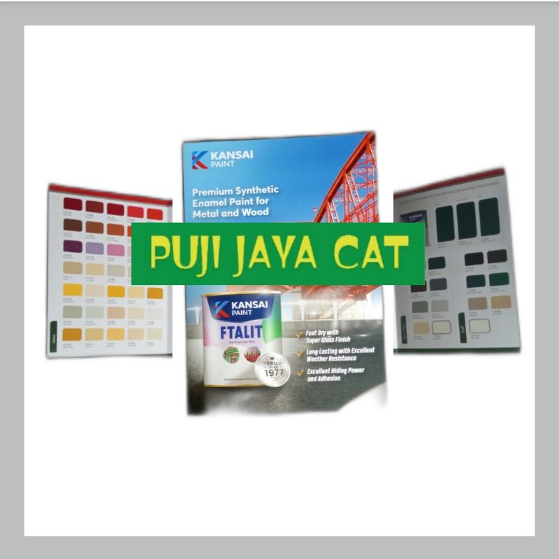 Jual Katalog Warna Ftalit Cat Kayu Dan Besi Kansai Paint Shopee Indonesia