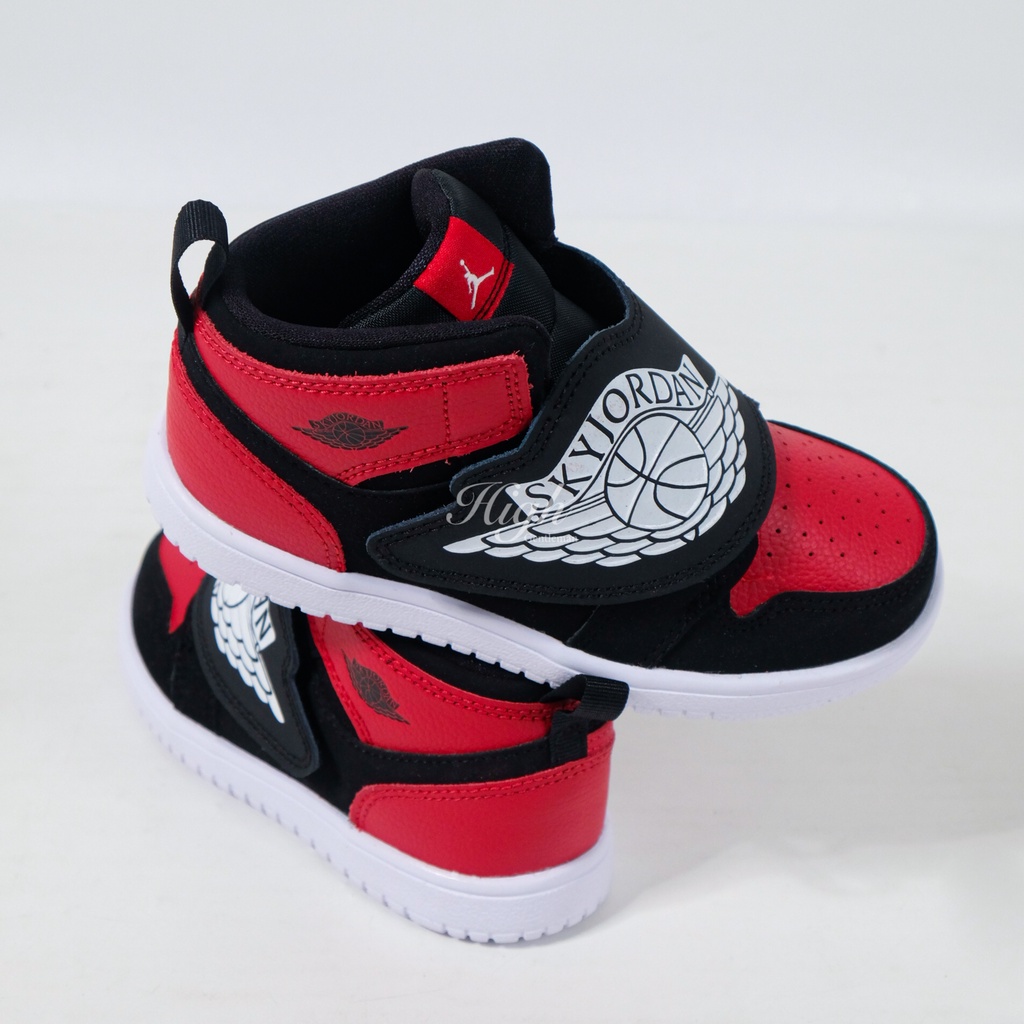 Kids Sky Jordan 1 Bred Banned (PS) BQ7197-001 100% Original