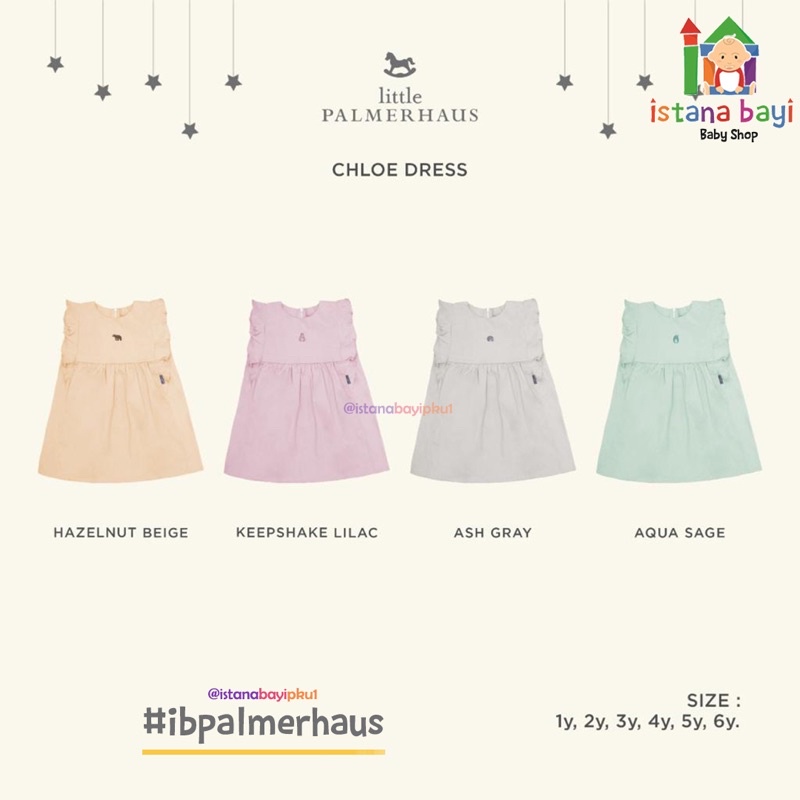 Little Palmerhaus Warm Hearts Chloe Dress / Dress Anak Perempuan