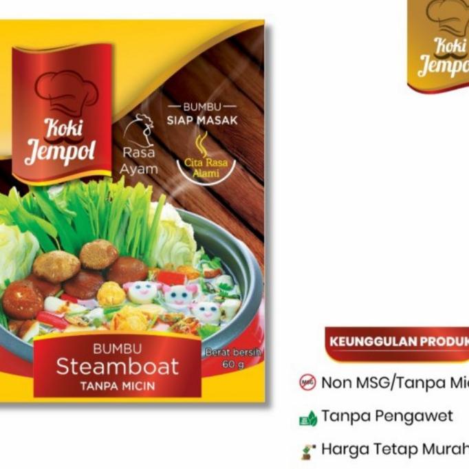 

Koki Jempol Bumbu Steamboat Non MSG 60gr
