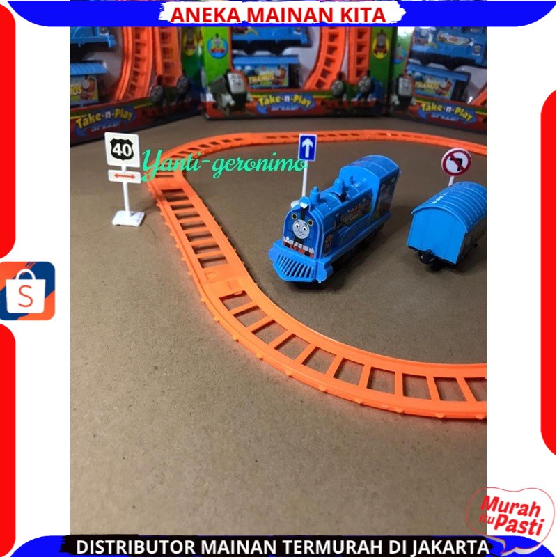 PROMO MAINAN ANAK REL KERETA API ELEKTRIK  877-33 TRAIN PLAY SET