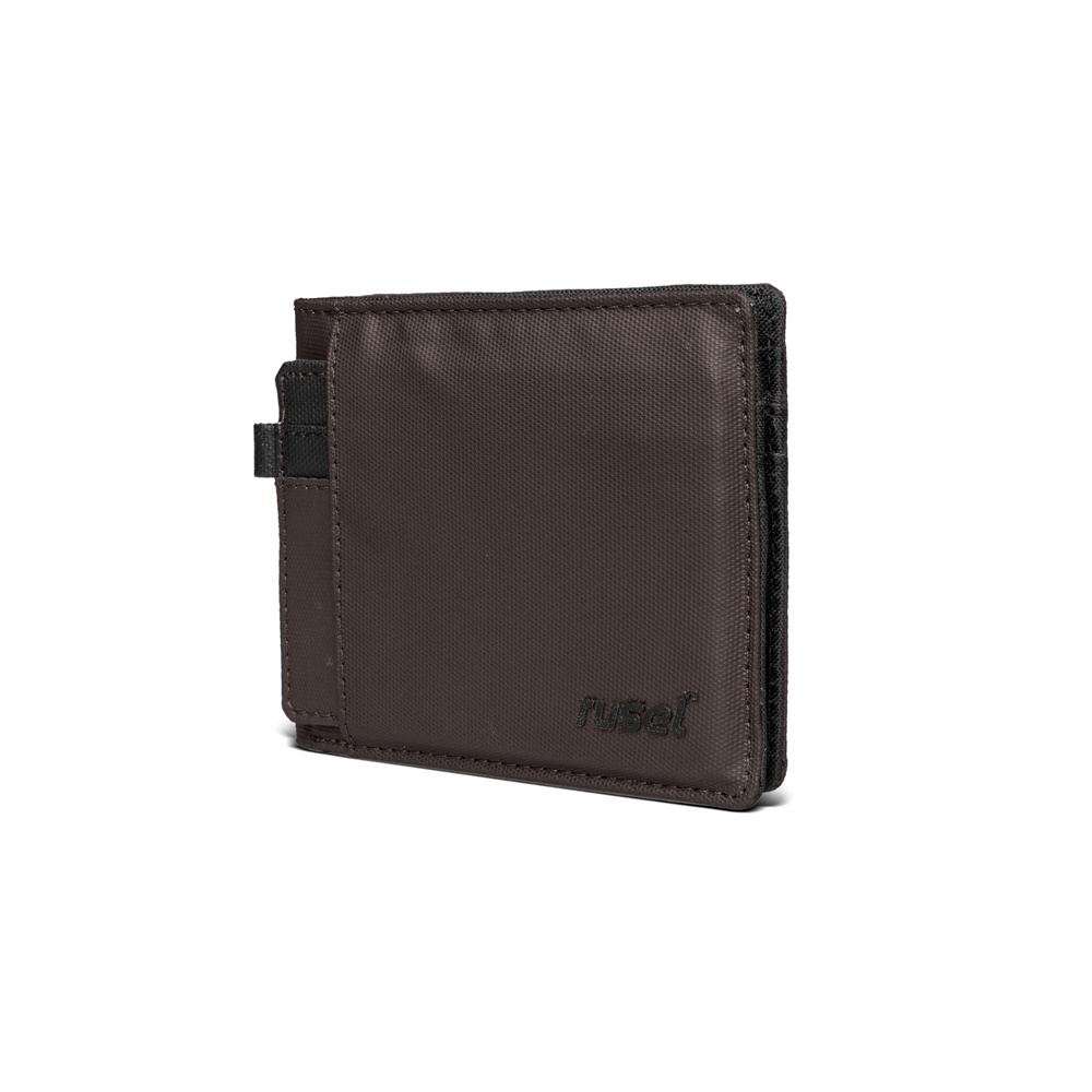 HEYRUS RUSEL CO I Hiro Wallet Brown Dompet Pria Lipat