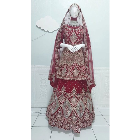 Lehenga choli / lehenga pengantin / baju india