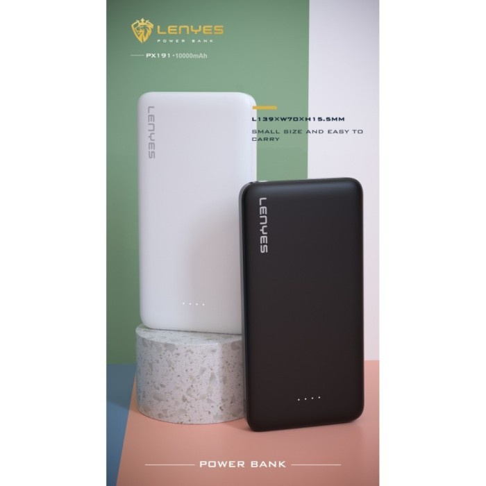 Power Bank ORI LENYES Original PX191 10000 MAH Powerbank ACC